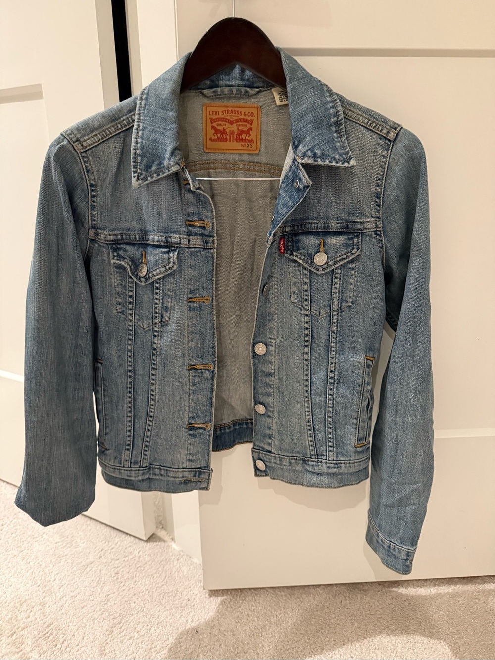 Levi's Light Blue Women's Denim Jacket - Faded Wash